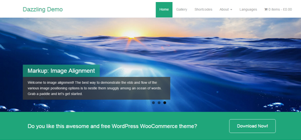 Quick Look on WordPress themes for effective Content Marketing 4 WordPress theme Dazzling Demo