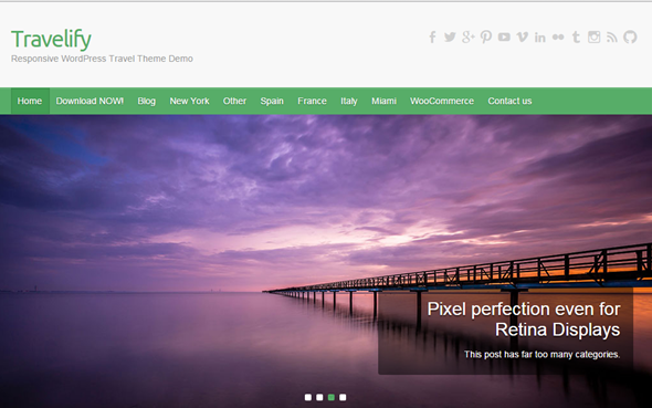 Quick Look on WordPress themes for effective Content Marketing 2 WordPress theme Travelify