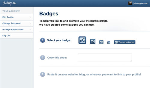 How to Add Instagram photos and videos to Your WordPress Site 12 instagram-badges
