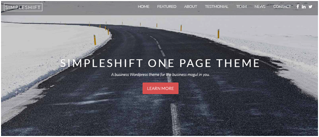 30+ Best Free WordPress Themes For Your Business (2026 Updated) 28 simple shift