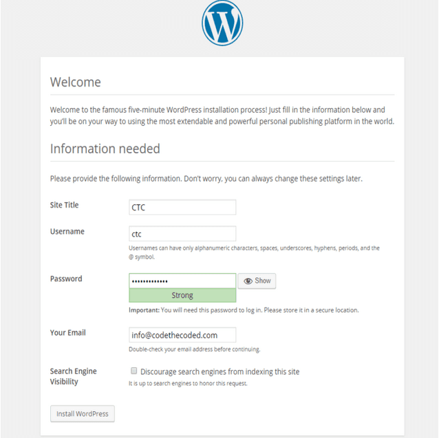 How To Build a WordPress Website in 2026 (Step-by-Step Guide) 8 Wordpress configuration setting