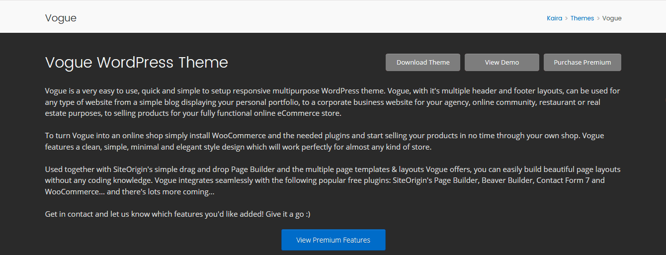 50+ Best WordPress eCommerce Themes For 2026 38 vogue wp theme ecommerce