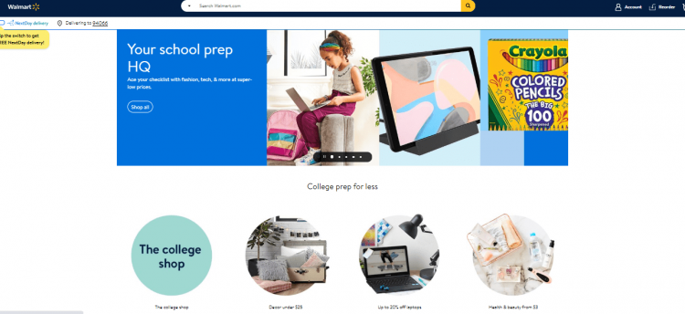 Does Your Website Reflect Your Brand’s Personality? 5 homepage-walmart