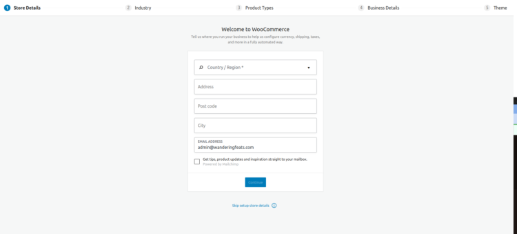 How to Build a WooCommerce Store in 5 Simple Steps (2026) 8 Setup Wizard WooCommerce