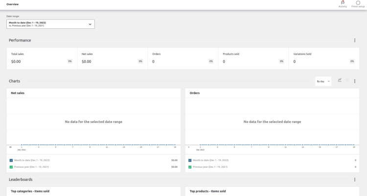 How to Build a WooCommerce Store in 5 Simple Steps (2026) 13 WooCommerce Dashboard