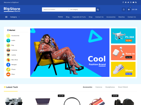50+ Best WordPress eCommerce Themes For 2026 25 BigStore