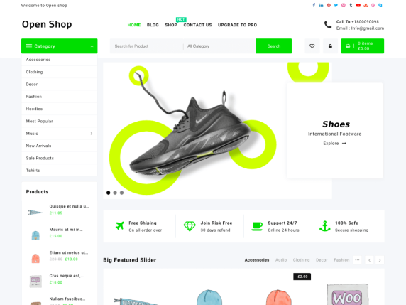 50+ Best WordPress eCommerce Themes For 2026 19 Open Shop