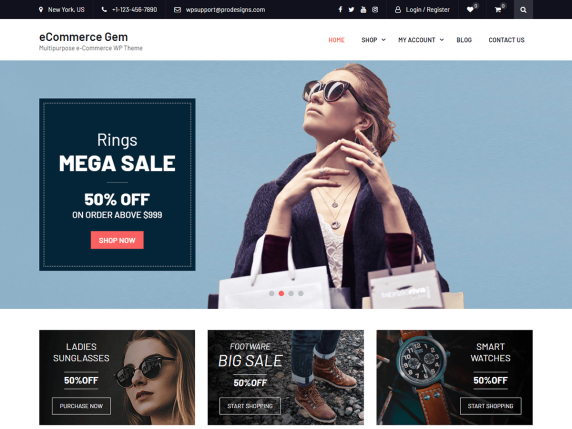 50+ Best WordPress eCommerce Themes For 2026 14 eCommerce Gem