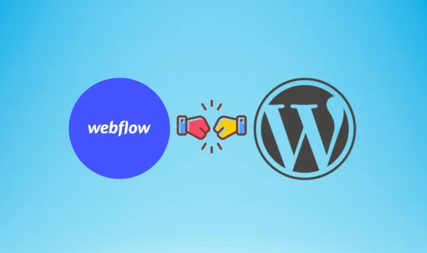 Webflow vs WordPress: Which Platform is Best for Australian Marketers? 1 Webflow vs WordPress Banner