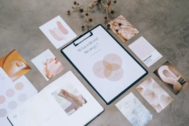 Website Design Checklist 2026: 32 Steps for a Flawless Launch 3 an example of a moodboard for a website