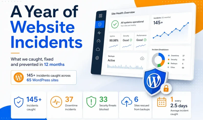A Year of Website Incidents 3 Website Incidents
